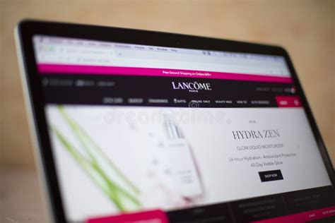 lancome website.